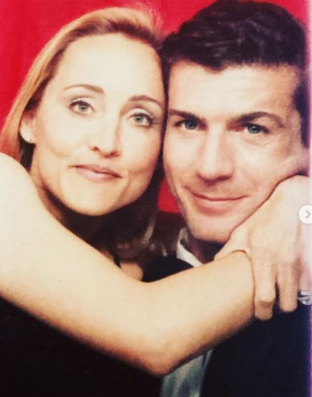 Kirsten Barlow with her husband Joe Lando